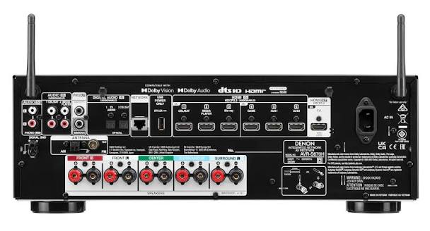 Denon AVR-S670H 5.2 Ch 8K AV Receiver | HDMI 2.1, HEOS Built-in