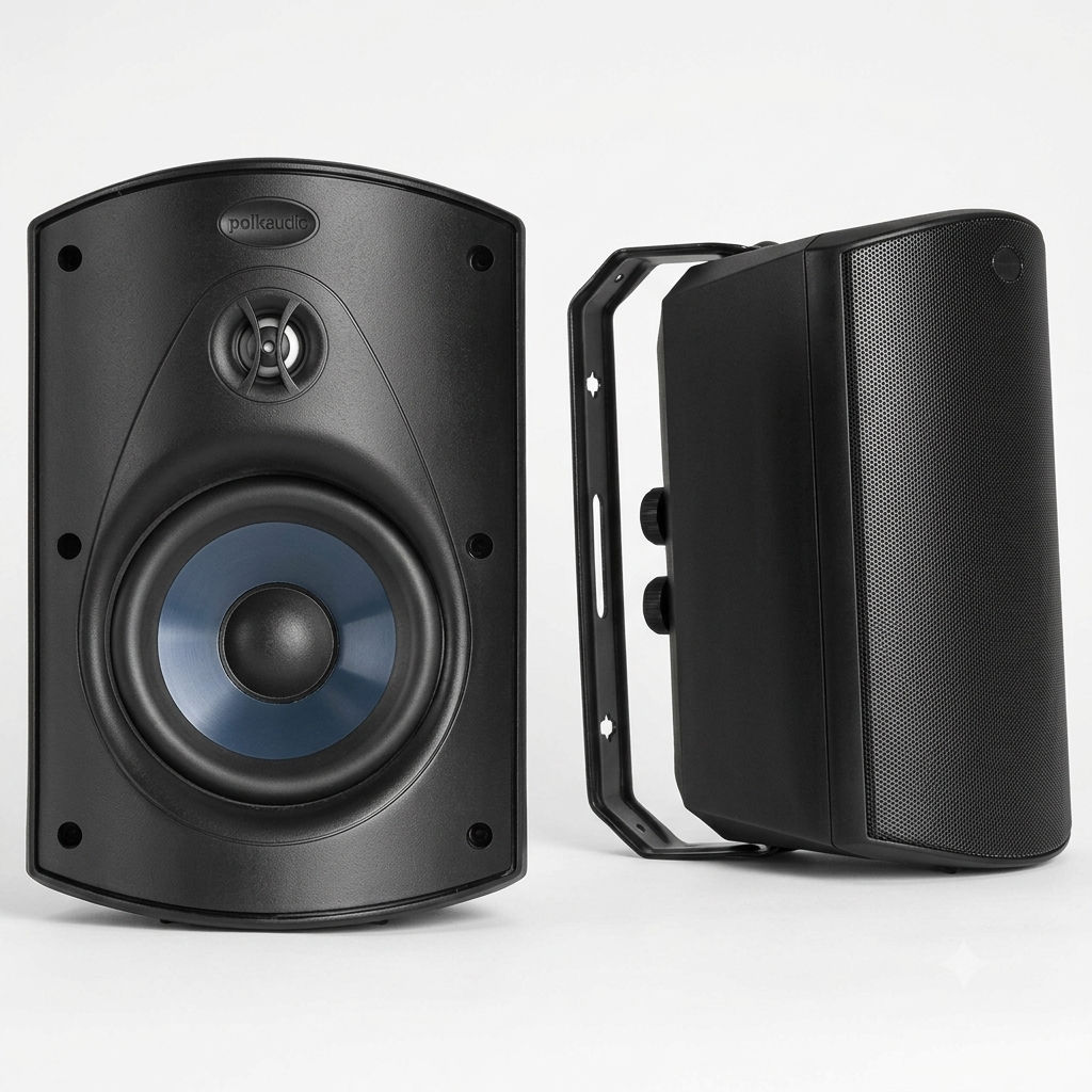 Polk Audio Atrium5 All-Weather Speakers (Pair) | 100W Outdoor Speakers