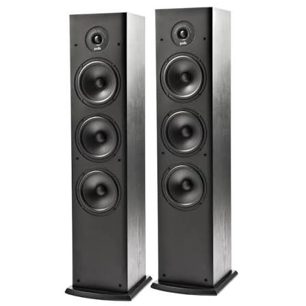 Polk Audio T50 Tower Speakers (Pair) – Dynamic Balance 150W.