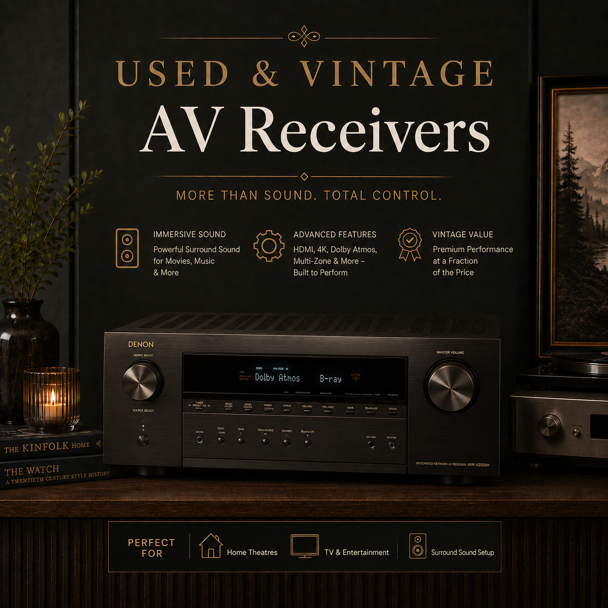 Used AV receivers