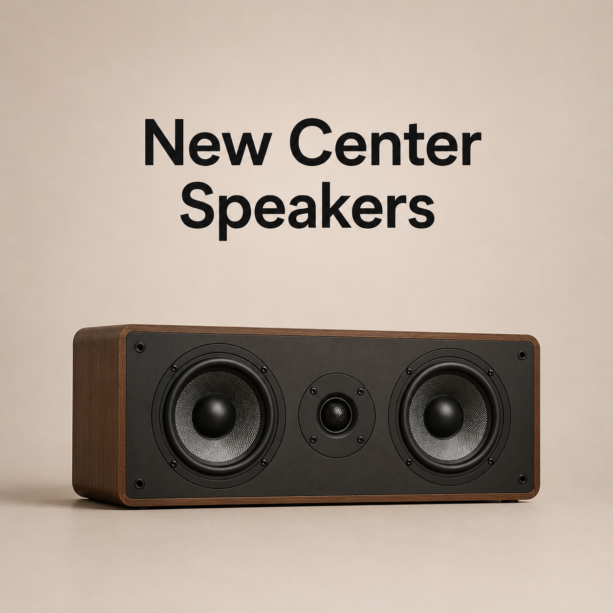 New Center Speakers