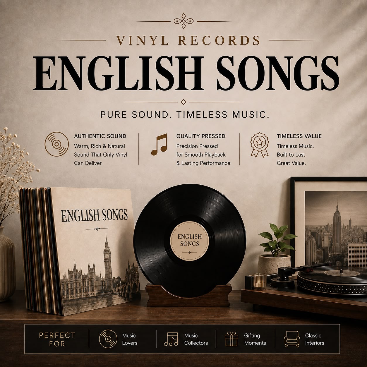 English Songs Vinyl Records