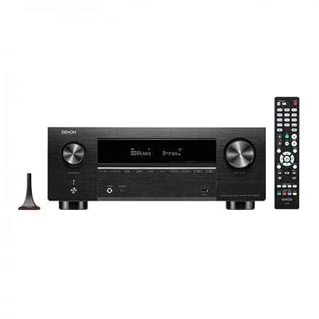 Denon AVC-X3800H 9.4 Ch 8K AV Receiver | Dolby Atmos, 8K HDMI