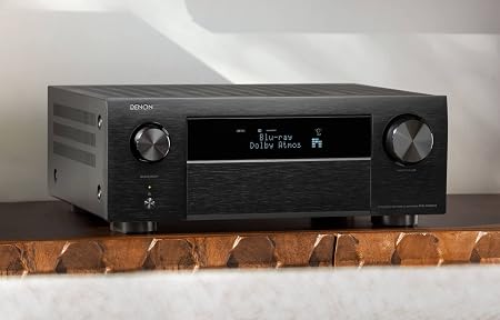 Denon AVC-X4800H 9.4 Ch 8K AV Receiver | Dolby Atmos, 8K HDMI