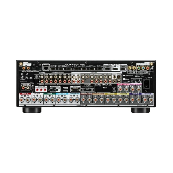 Denon AVC-X6800H 11.4 Ch 8K AV Receiver | Dolby Atmos, 8K HDMI