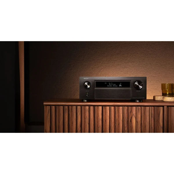 Denon AVC-X6800H 11.4 Ch 8K AV Receiver | Dolby Atmos, 8K HDMI