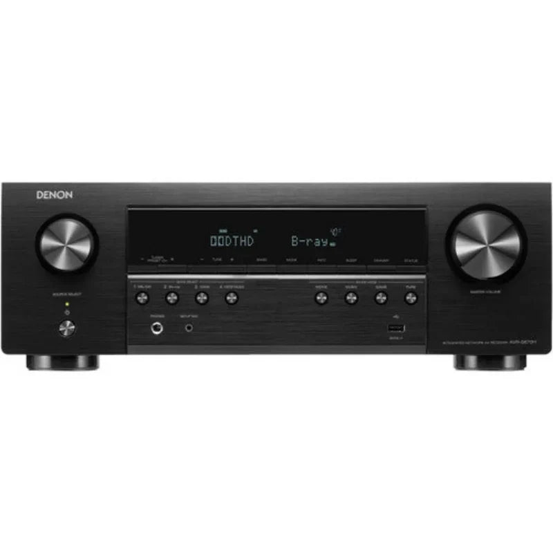 Denon AVR-S670H 5.2 Ch 8K AV Receiver | HDMI 2.1, HEOS Built-in