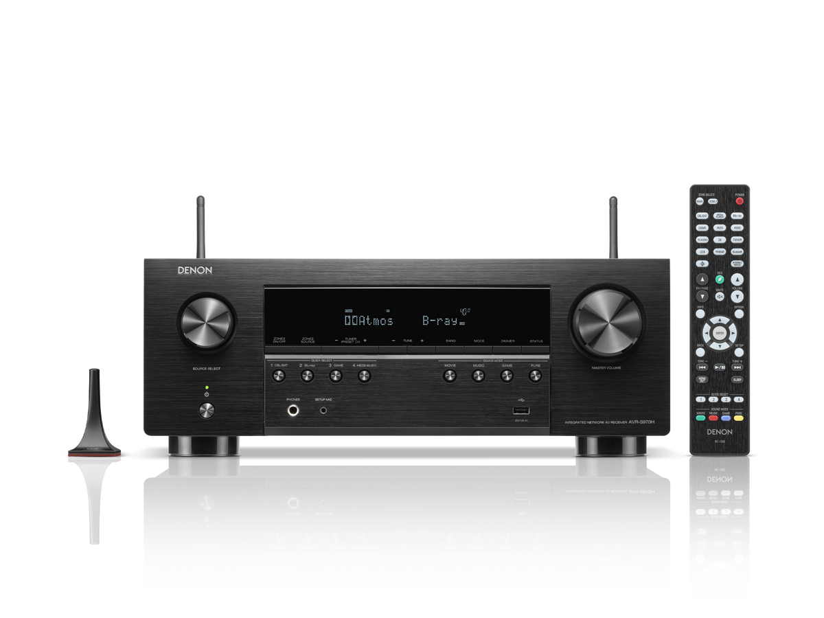 Denon AVR-S980H 7.2 Ch 8K AV Receiver | Dolby Atmos, Gaming