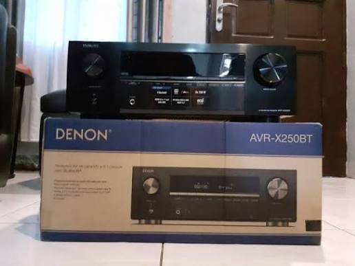 Denon AVR-X250BT 5.1 Ch 4K AV Receiver | Bluetooth, Auto Setup