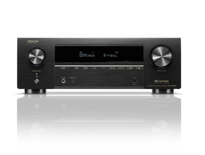 Denon AVR-X1800H 7.2 Ch 8K AV Receiver | Dolby Atmos, HDMI 2.1