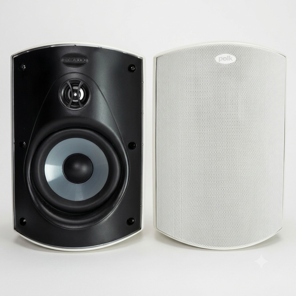 Polk Audio Atrium5 All-Weather Speakers (Pair) | 100W Outdoor Speakers