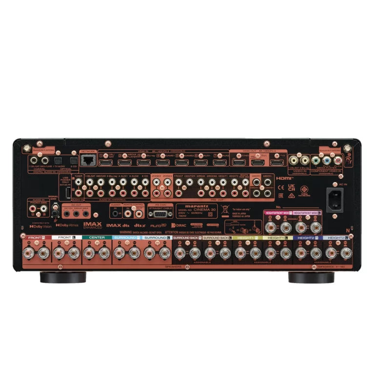 Marantz Cinema 30 | 11.4ch, 250W, 8K Dolby Atmos AV receiver, HEOS