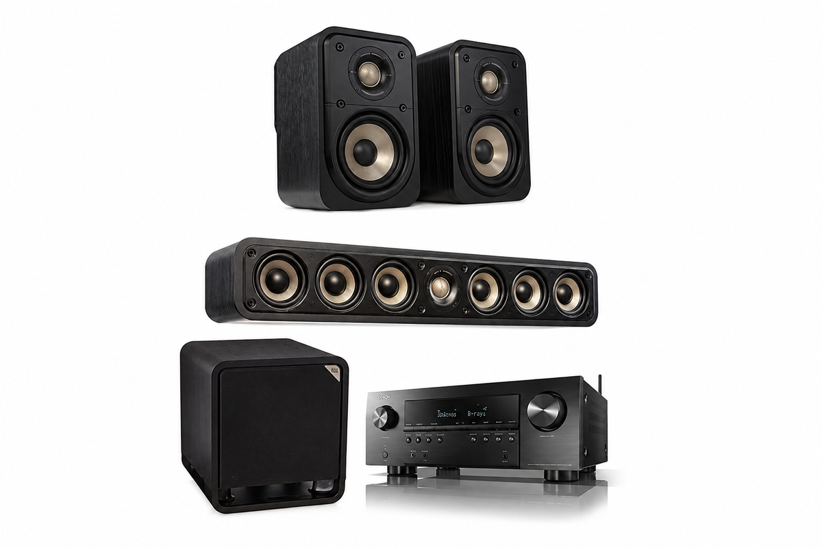 Polk Audio E-10 5.1 Home Theatre Package | Elite Signature Speakers + Subwoofer