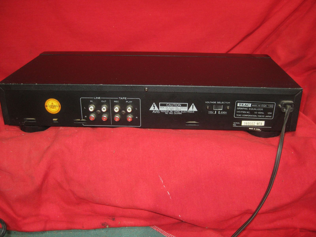 Teac EQ-190 Equalizer (Black) | Buy Audio Equalizer in India