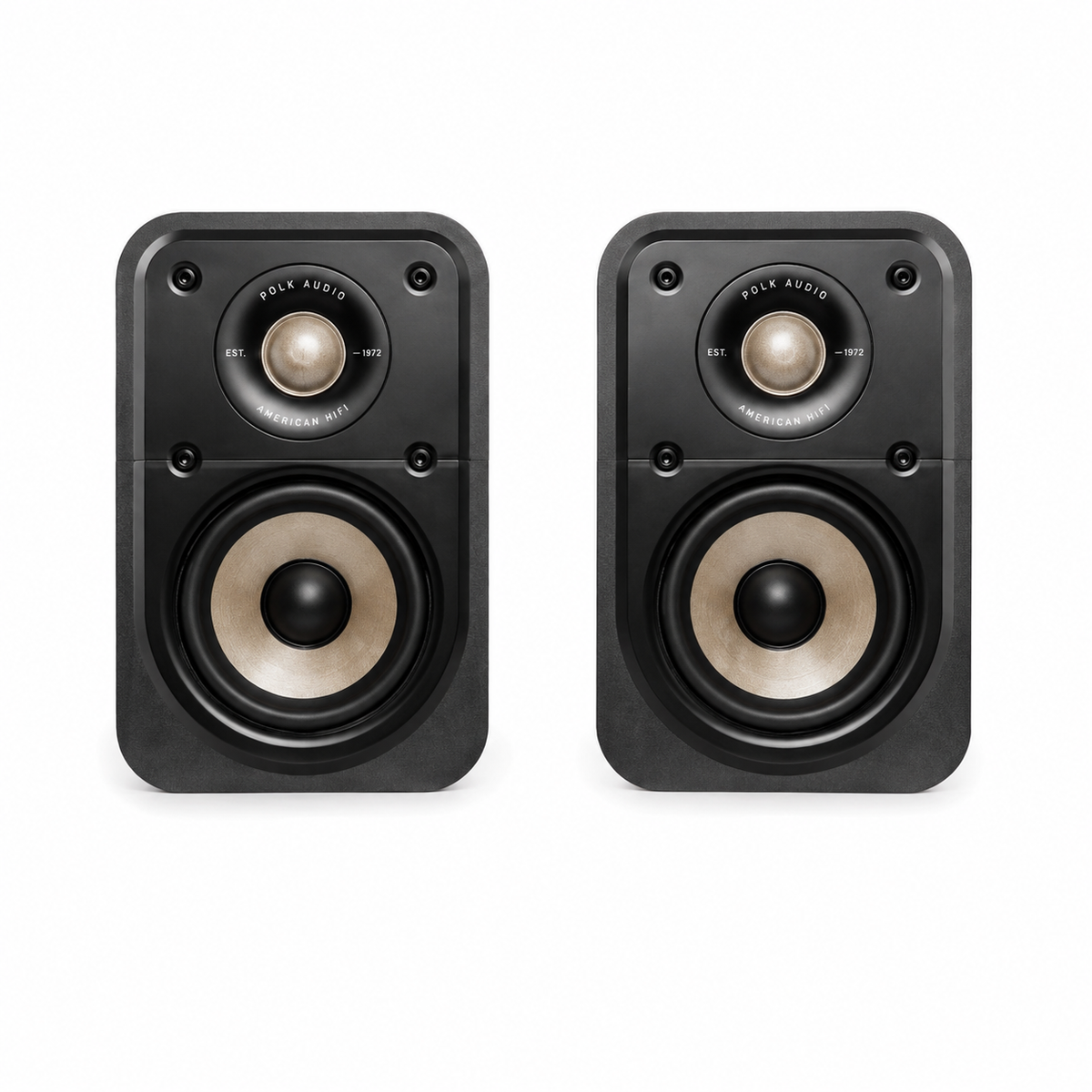 Polk Audio ES10 Compact Bookshelf Speakers (Pair) – Hi-Fi Sound