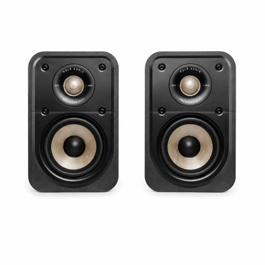 Polk Audio ES10 Compact Bookshelf Speakers (Pair) – Hi-Fi Sound
