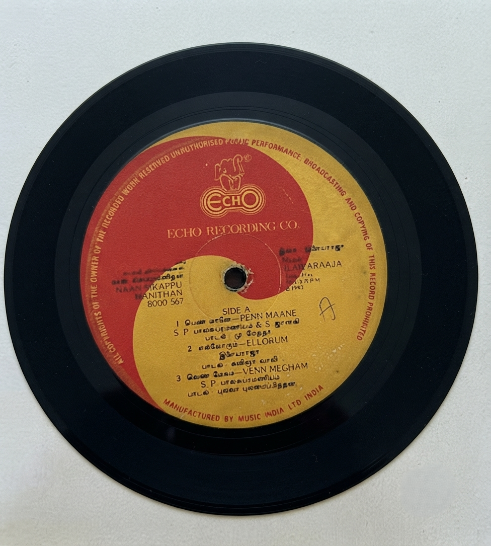 Naan Sigappu Manithan (1985) Rajinikanth, K. Bhagyaraj and Ambika – Ilaiyaraaja Tamil Vinyl
