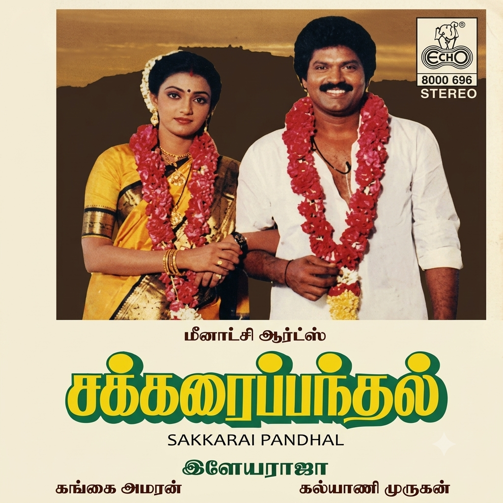 Sakkarai Pandhal (1988) Vinyl LP – Ilaiyaraaja Echo Records