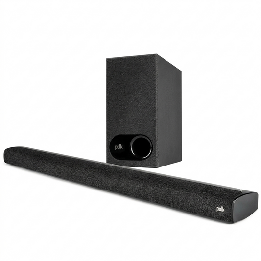 Polk Audio Signa S3 Surround Bar System | 280W Soundbar with Wireless Sub