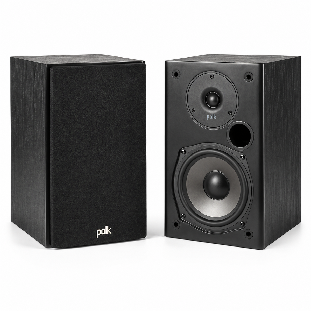 Polk Audio T-15 5.1 Home Theatre Speaker Package | Bookshelf + Center + Subwoofer