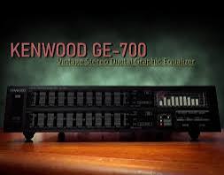 Kenwood GE-700 Equalizer (Black) | Fine-Tune Bass, Midrange & Treble